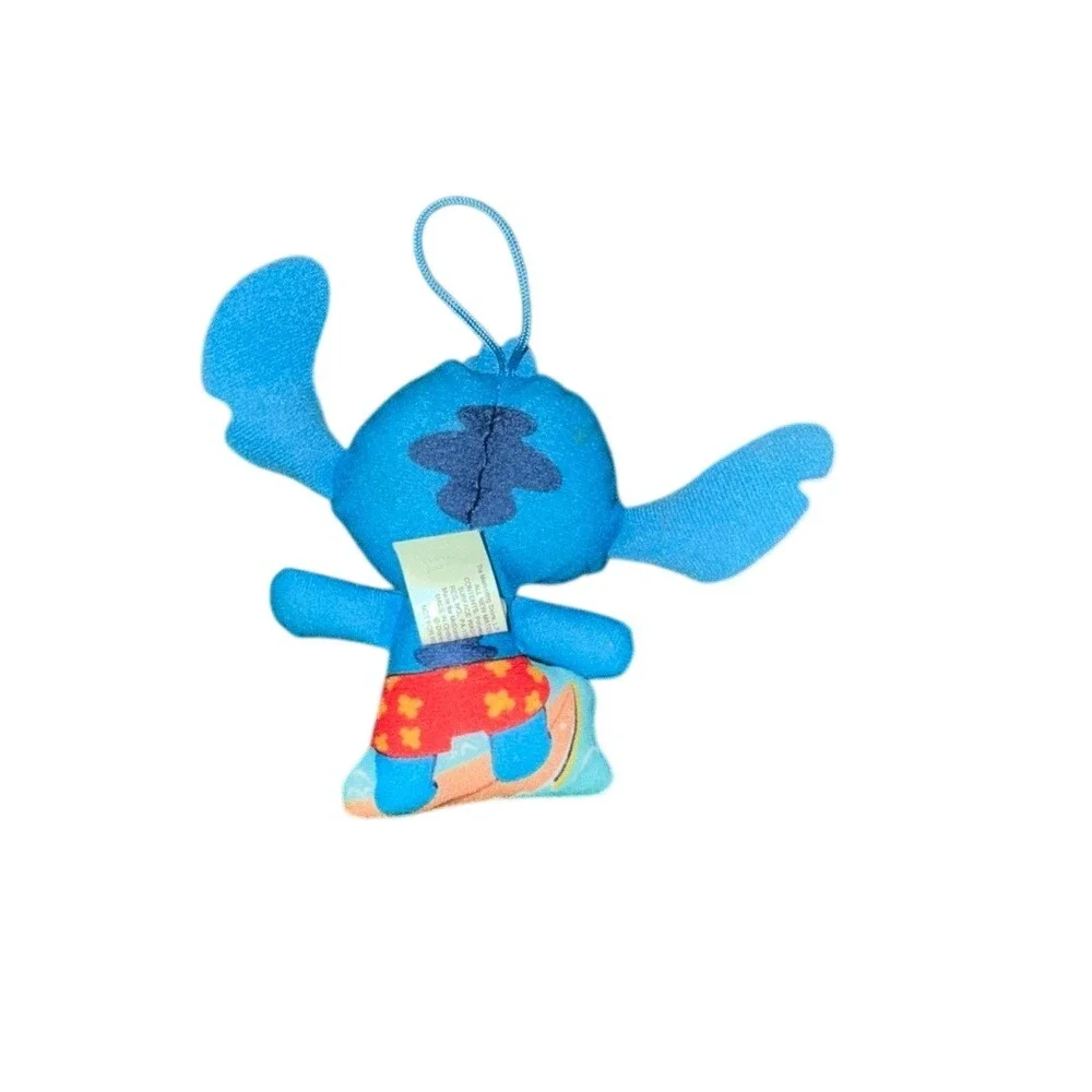2022 McDonalds Happy Meal Disney Surfer Stitch Plush Toy Keychain #1 Lilo Stitch